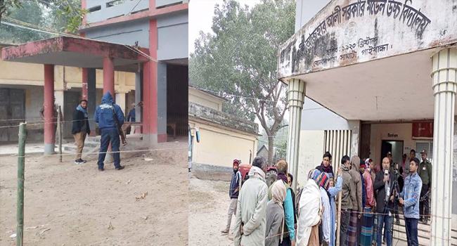 গাইবান্ধা-৫ আসনের আলোচিত উপনির্বাচনে ভোটগ্রহণ চলছে