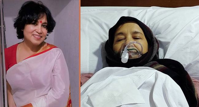 ‘মুসলিম রোগী’ হিসেবে ভুল চিকিৎসায় পঙ্গু করে দেয়া হয়েছে তসলিমাকে!