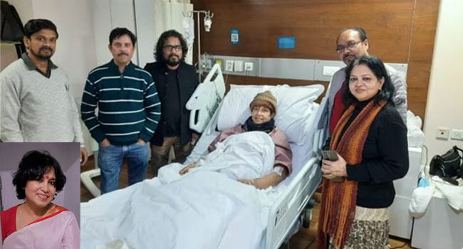 তসলিমার আফসোস : ‘হাসপাতাল থেকে পঙ্গুত্ব কিনে বাড়ি ফিরলাম’