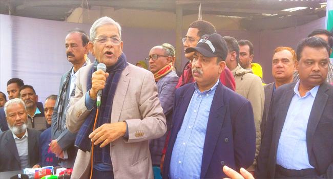 আওয়ামী লীগকে সসম্মানে বিদায় নিতে বললেন মির্জা ফখরুল