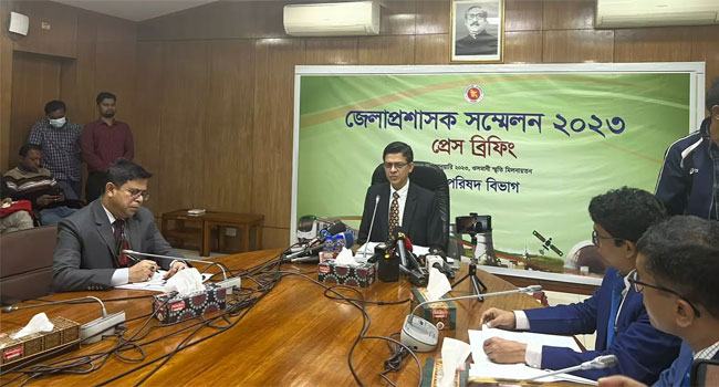 জেলা প্রশাসক সম্মেলন মঙ্গলবার শুরু
