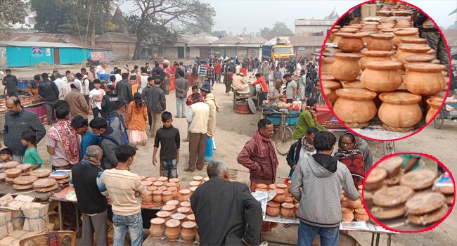 তাড়াশে ৩০০ বছরের ঐতিহ্যবাহী দইয়ের মেলা