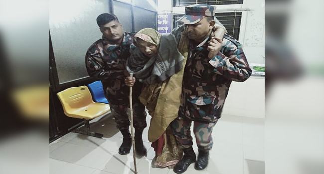 দামুড়হুদার মুন্সিপুর সীমান্ত দিয়ে ভারতীয় বৃদ্ধাকে ফেরত