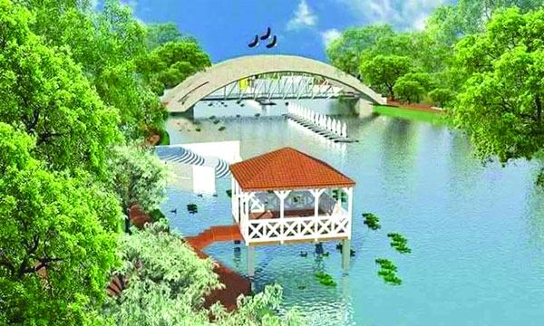 মেহেরপুরের গড়পুকুরে নির্মাণ হচ্ছে আকর্ষণীয় বিনোদন কেন্দ্র
