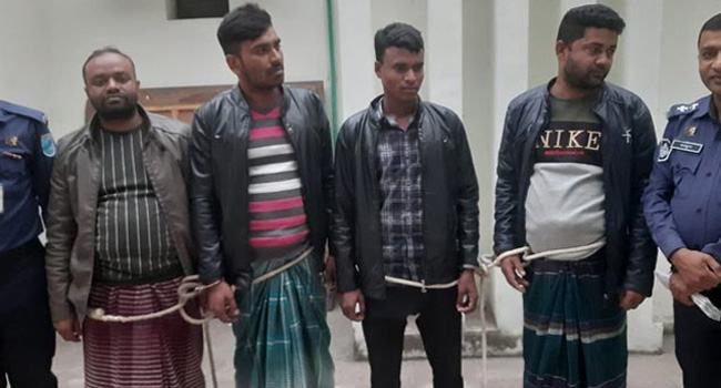 মুন্সীগঞ্জে ১৫ ডাকাত গ্রেফতার