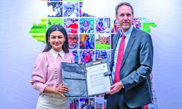 ইউএনডিপির সাথে জয়ার নতুন চুক্তি