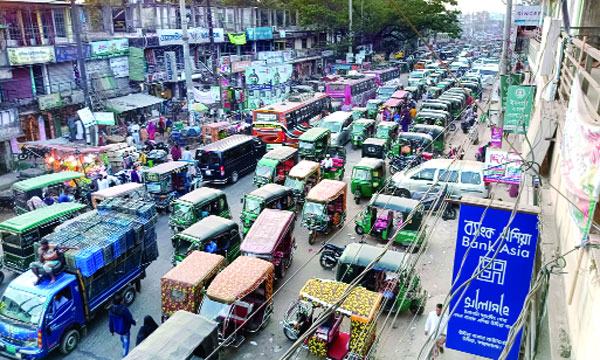 যানজটে অতিষ্ঠ উখিয়াবাসী