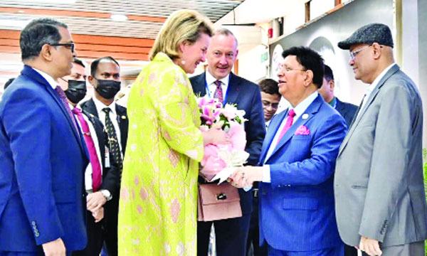 বেলজিয়ামের রানী তিন দিনের সফরে ঢাকায়
