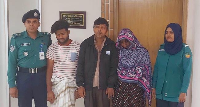 গাজীপুরে বিকাশ প্রতারক চক্রের নারীসহ ৩ সদস্য আটক