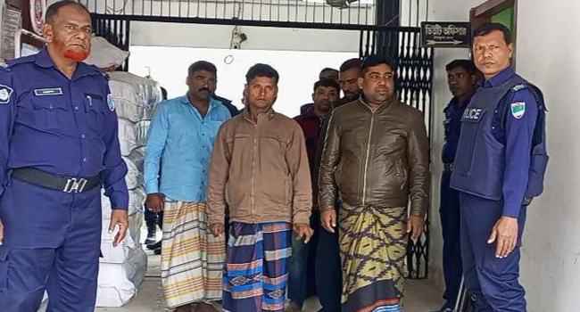 শৈলকুপায় ৬ সুদে কারবারিকে আটক করেছে পুলিশ