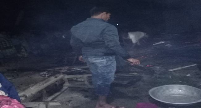 হাতিয়ায় অগ্নিকান্ডে পুড়ে গেছে ১০টি দোকান