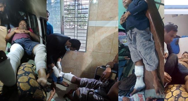 ঝিনাইদহে বিএনপির পদযাত্রা কর্মসূচিতে আ’লীগের হামলা