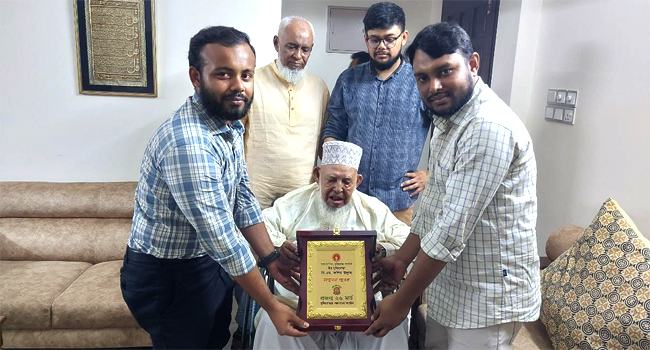 ভাষাসৈনিককে ‘প্রজন্ম ২৬ মার্চ’-এর সম্মাননা