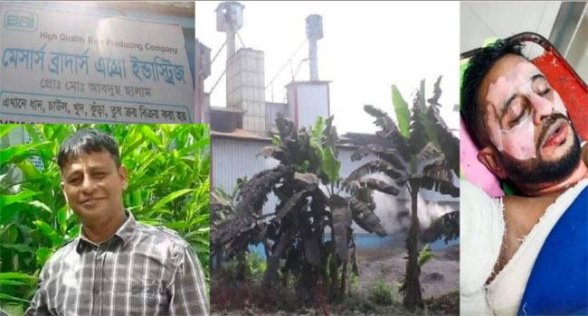 বুড়িচংয়ে অটো রাইস মিলের ফেলে রাখা জ্বলন্ত ছাইয়ে কৃষকের মৃত্যু
