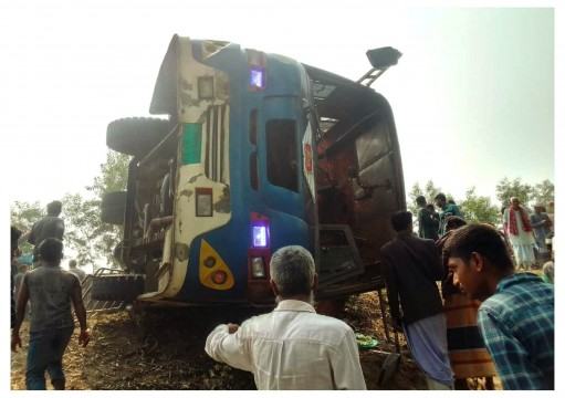 দেবীগঞ্জে সড়ক দুর্ঘটনায় নিহত ১