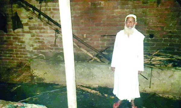 ফুলবাড়ীতে দু’টি ঘর পুড়ে ছাই : পুড়ে মরল ৩ গরু
