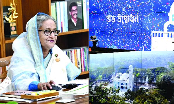 আরো ৫০টি মডেল মসজিদ উদ্বোধন করলেন প্রধানমন্ত্রী