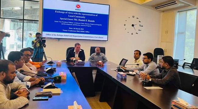 ‘মিয়ানমারে গনতন্ত্র পুনরুদ্ধার ও রোহিঙ্গা সমস্যা সমাধানে কাজ করছে যুক্তরাষ্ট্র’