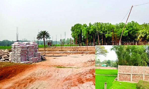 ভালুকায় বন বিভাগের জমি দখলে নিয়ে একের পর এক ভবন