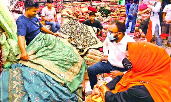 প্রথম সপ্তাহে ঢিলেঢালা রাজধানীর ঈদ মার্কেট