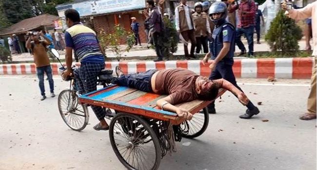 নাটোরে বিএনপির অবস্থান কর্মসূচিতে সরকারদলীয় কর্মীদের হামলা