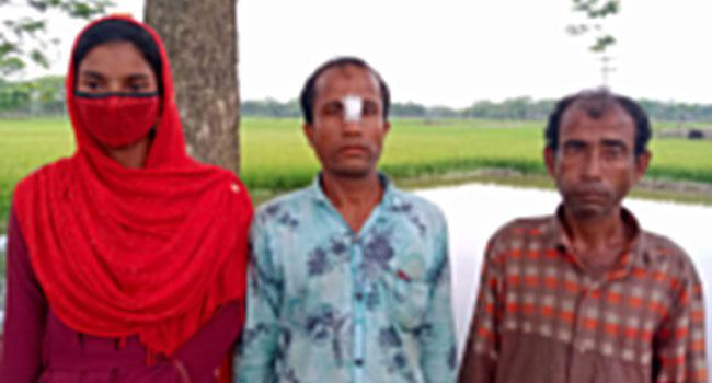 ঈশ্বরগঞ্জে দিনমজুর অন্তঃস্বত্বা স্ত্রী ও ভাইকে ইউপি সদস্যের বিরুদ্ধে মারধরের অভিযোগ