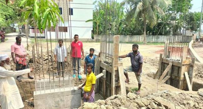 কপিলমুনিতে নির্মিত হচ্ছে আল্লাহর ৯৯ নাম খচিত মিনারসহ দৃষ্টিনন্দন ঈদগাহ