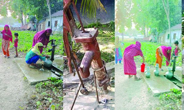চৌগাছায় নলকূপে উঠছে না পানি, দুঃসহ গরমে দুর্ভোগ