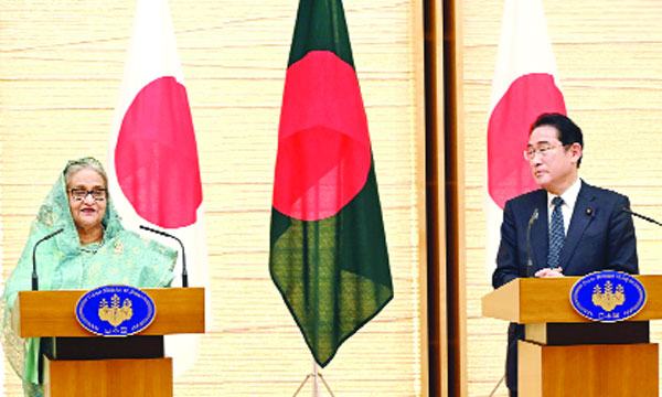বাংলাদেশ-জাপান সম্পর্ক কৌশলগত অংশীদারিত্বে পৌঁছেছে : প্রধানমন্ত্রী
