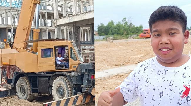 মালয়েশিয়ায় ৫ বছরেই ভারি যান চালাচ্ছে বাংলাদেশী বংশোদ্ভূত এই বিস্ময় বালক