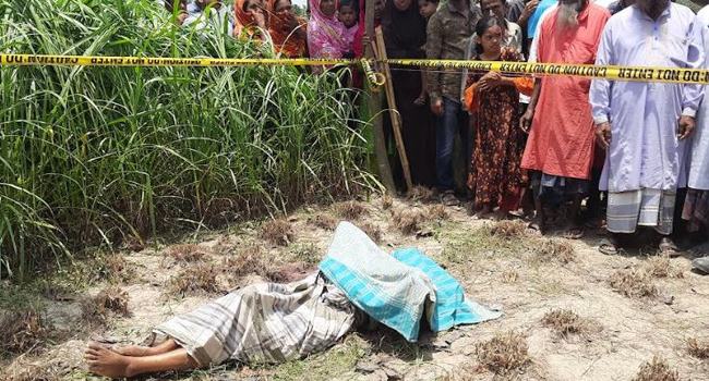 বিরামপুরে নিখোঁজ বৃদ্ধের গলাকাটা লাশ উদ্ধার
