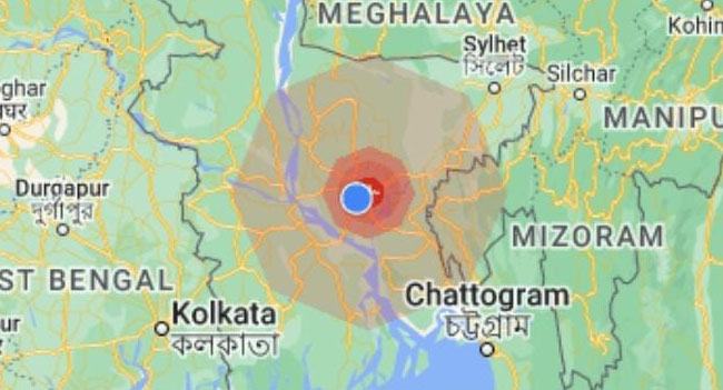 ভূমিকম্পে কাঁপল ঢাকা