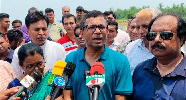 জাজিরায় পদ্মার ভাঙন রোধে স্থায়ী রক্ষা বাঁধ নির্মাণ এখন সময়ের ব্যাপার : পানিসম্পদ উপমন্ত্রী