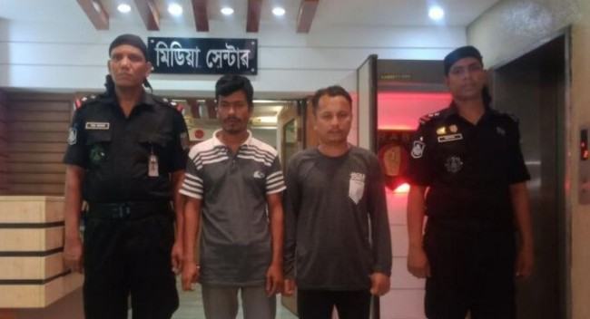 ডিস মেকানিক সেজে বাসা রেকি, পরে ডাকাতির প্রস্তুতিকালে গ্রেফতার ২