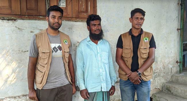পাথরঘাটায় হরিণের ফাঁদসহ যুবক গ্রেফতার