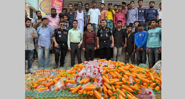 নারায়ণগঞ্জে র‍্যাব ও ভোক্তাঅধিকারের যৌথ অভিযান
