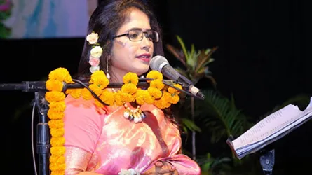 আবৃত্তি শিল্পী রাজিয়া রহমানের একক আবৃত্তি সন্ধ্যা অনুষ্ঠিত