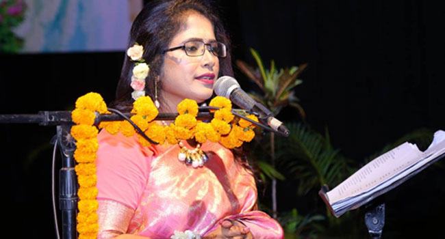 আবৃত্তি শিল্পী রাজিয়া রহমানের একক আবৃত্তি সন্ধ্যা অনুষ্ঠিত
