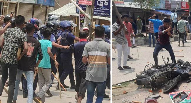 পটুয়াখালীতে আওয়ামী লীগ-বিএনপি সংঘর্ষ : আহত ৫০