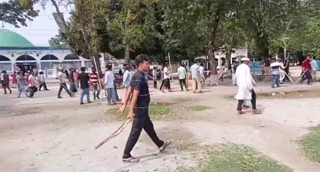 নেত্রকোনায় বিএনপির ওপর ছাত্রলীগের হামলা : আহত অর্ধশত