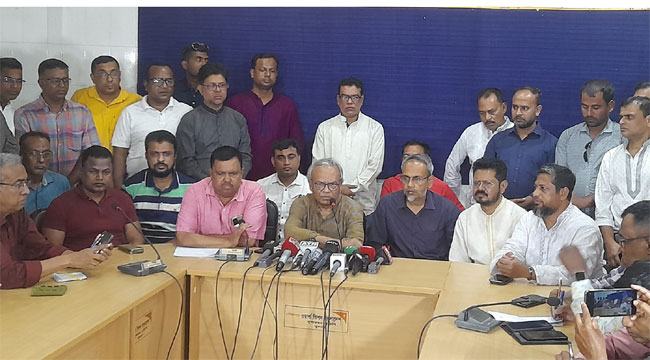 বন্দুকের নলই সরকারের ভরসা : রিজভী