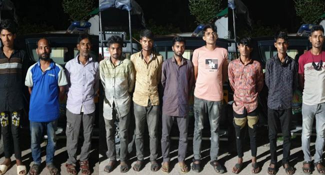 আশুলিয়ায় ডাকাত-সর্দারসহ ১০ ডাকাত গ্রেফতার