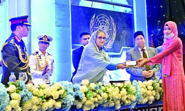 বাংলাদেশ সঙ্ঘাতে নয় শান্তিতে বিশ্বাসী : প্রধানমন্ত্রী