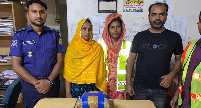 উজিরপুরে ১ কেজি গাঁজাসহ নারী মাদক কারবারি গ্রেফতার