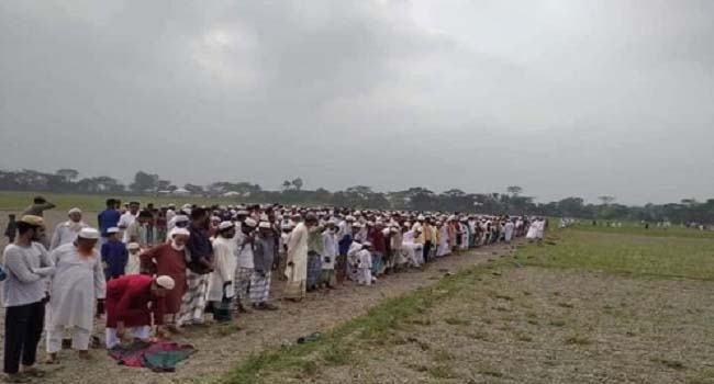ধামরাইয়ে বৃষ্টির জন্য ইসতিসকার নামাজ অনুষ্ঠিত