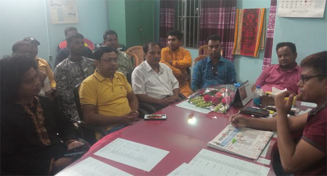 বালিয়াডাঙ্গীর সাংবাদিকদের সাথে ওসির মতবিনিময় সভা