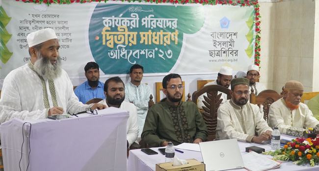 দৃঢ়তার সাথে সাহসী পথচলা অব্যাহত রাখতে হবে—অধ্যাপক মুজিবুর রহমান