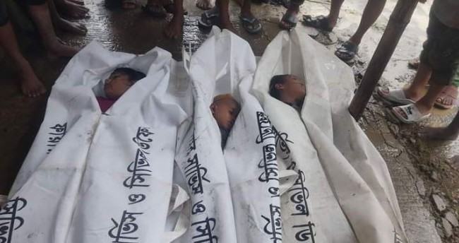 সুনামগঞ্জের নৌডুবিতে ৩ ভাই-বোনের মৃত্যু