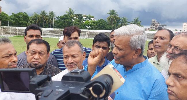 নোয়াখালীতে মেহনতী মানুষের পদযাত্রার সভাস্থল পরিদর্শন নেতাদের