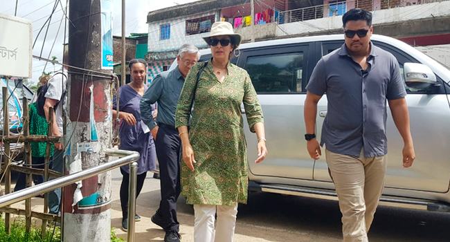 রোহিঙ্গা ক্যাম্প পরিদর্শনে উজরা জেয়া ও ডোনাল্ড লু